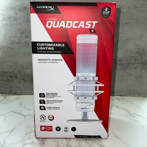 NWT HyperX QuadCast S USB Condenser Microphone